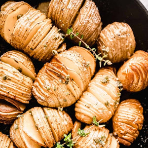 Truffle Hasselback Potatoes Recipe