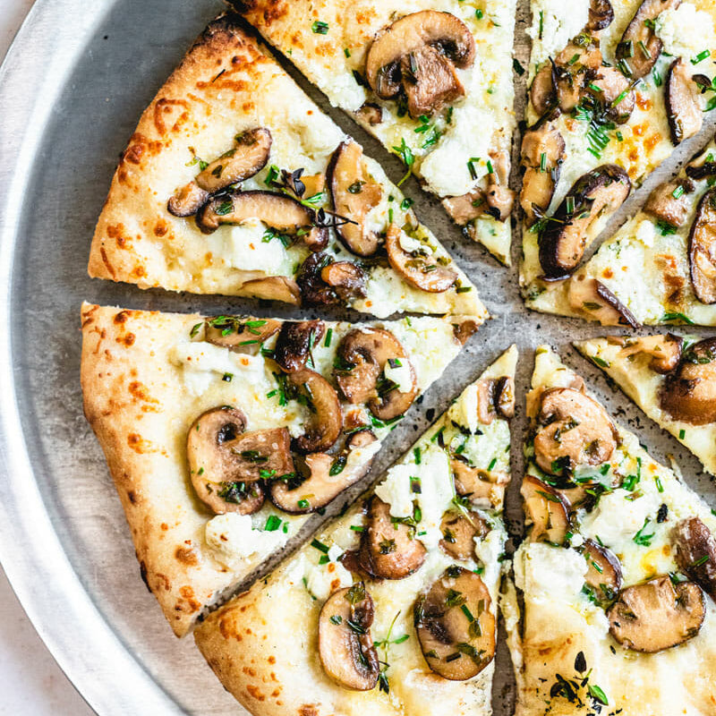 Gluten-Free Mushroom Pizza Recipe